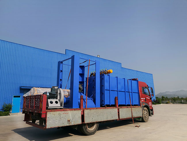 用于新材料行業(yè)的脈沖式布袋除塵器發(fā)貨啦！