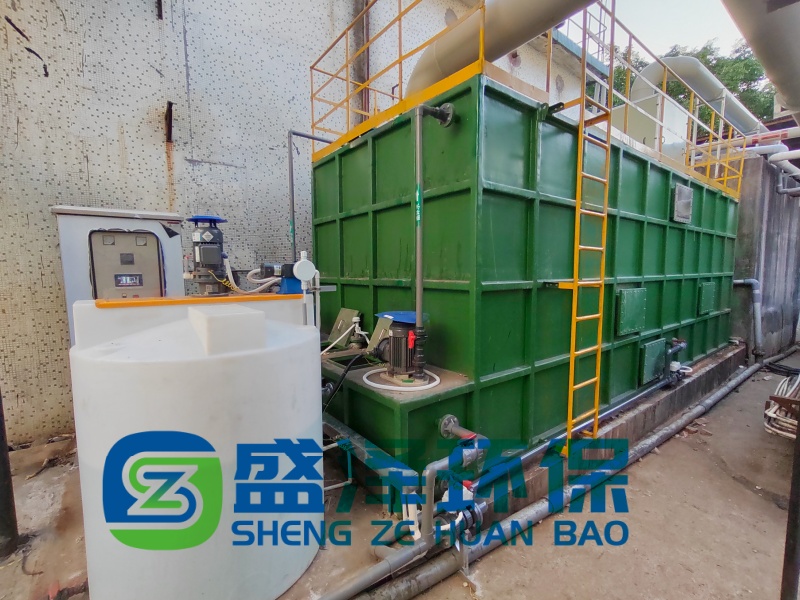 生物除臭箱處理惡臭氣體